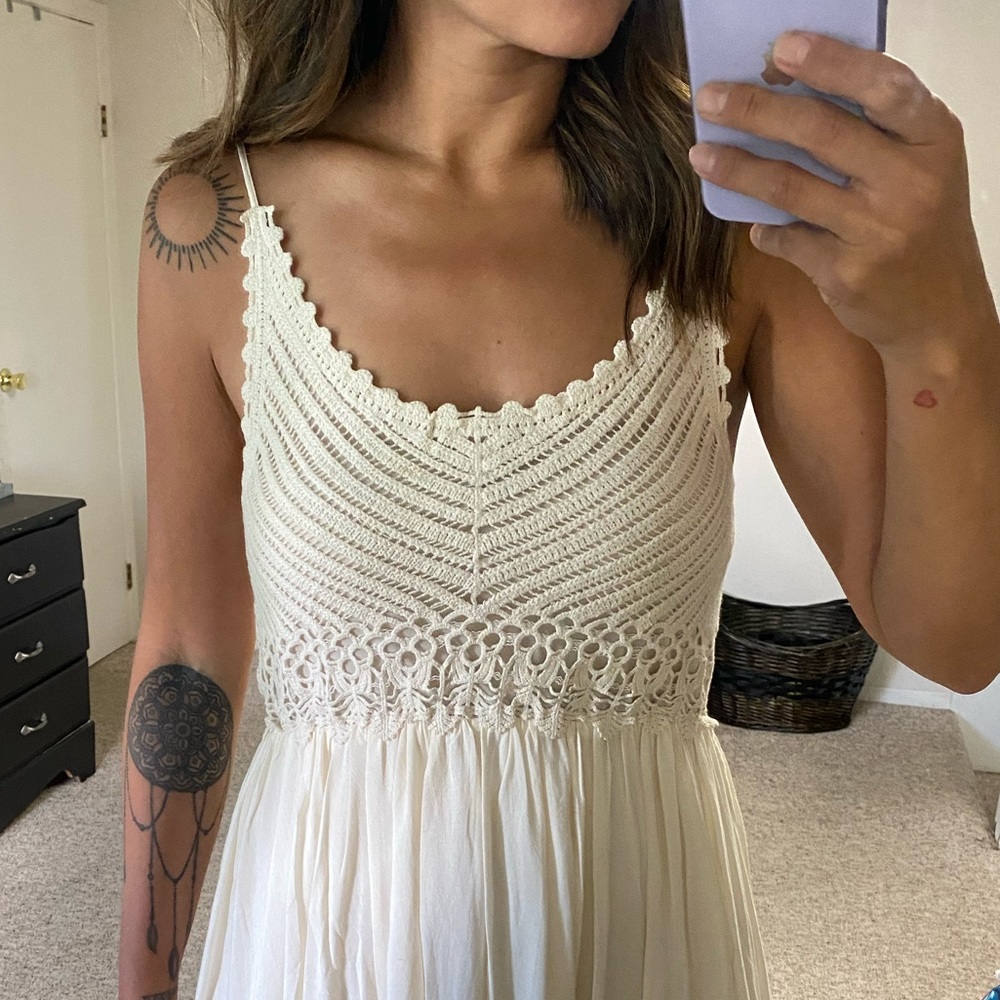 Entro crochet top dress